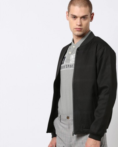 zip front jacket with slip pockets