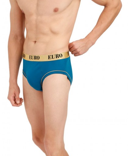 Buy Rupa Euro Men's Micra Brief,Assorted Solid Color,Pack of 3 at