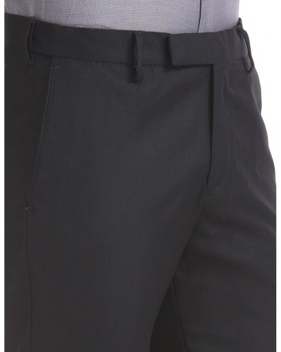 Buy US Polo Assn Men Black Super Slim Fit Solid Formal Trousers   Trousers for Men 6598776  Myntra