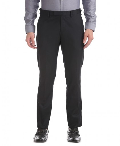 Buy U.S. Polo Assn. Men Textured Slim Fit Formal Trouser - Brown Online at  Low Prices in India - Paytmmall.com