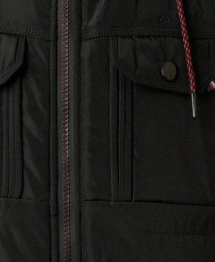 Buy Fort Collins Black Faux Leather Jacket on Myntra | PaisaWapas.com